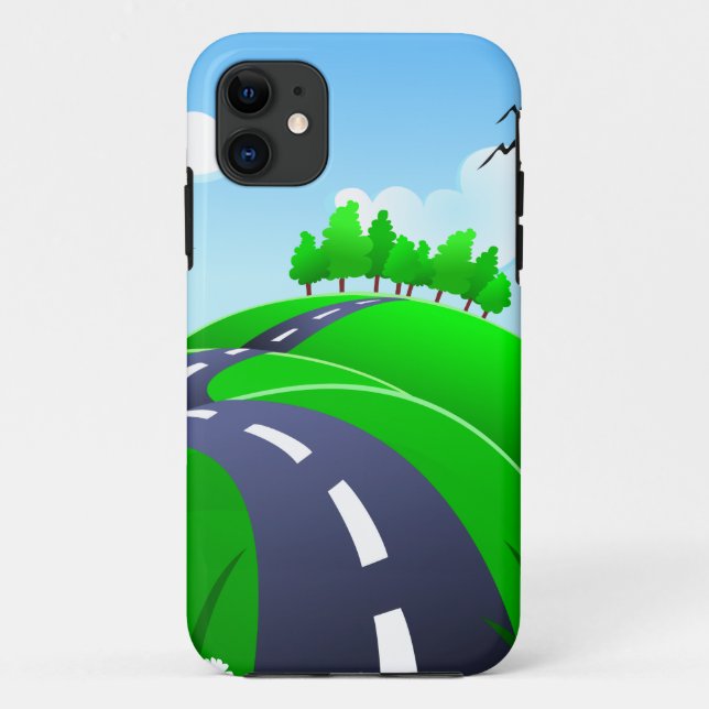 Hilly Road, iPhone 5 Fall Case-Mate iPhone Hülle (Rückseite)