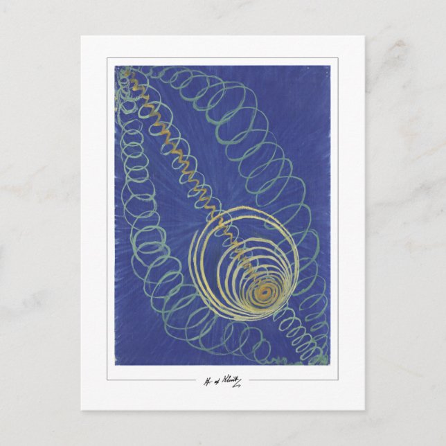 Hilma af Klint #10 - Fine Art Postkarte (Vorderseite)