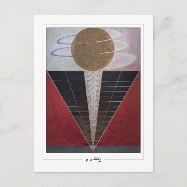 Hilma af Klint #142 - Fine Art Postkarte (Vorderseite)