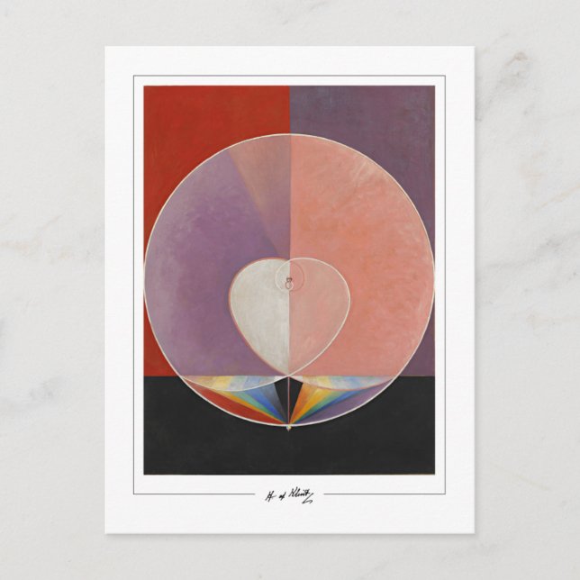 Hilma af Klint #67 - Fine Art Postkarte (Vorderseite)
