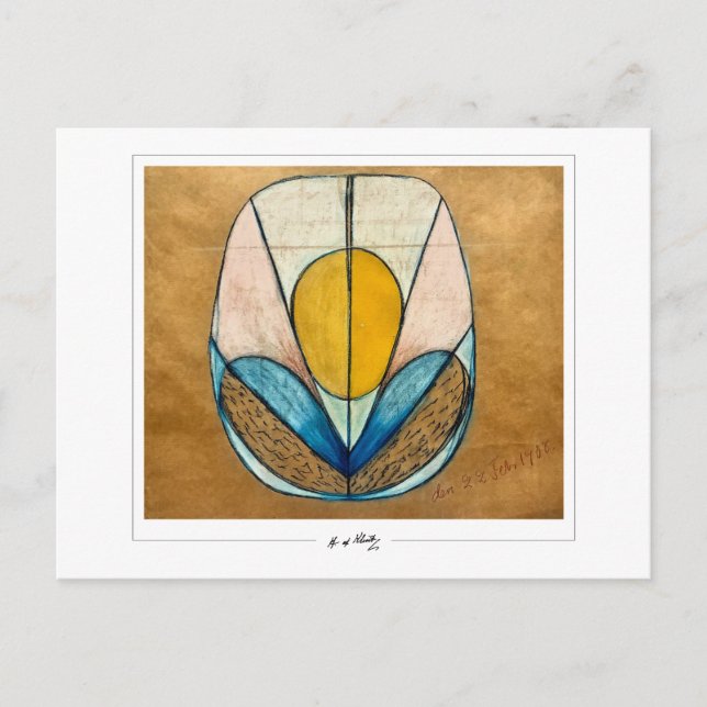 Hilma af Klint #6 - Fine Art Postkarte (Vorderseite)