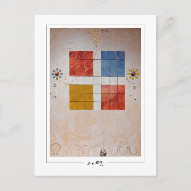 Hilma af Klint #91 - Fine Art Postkarte (Vorderseite)