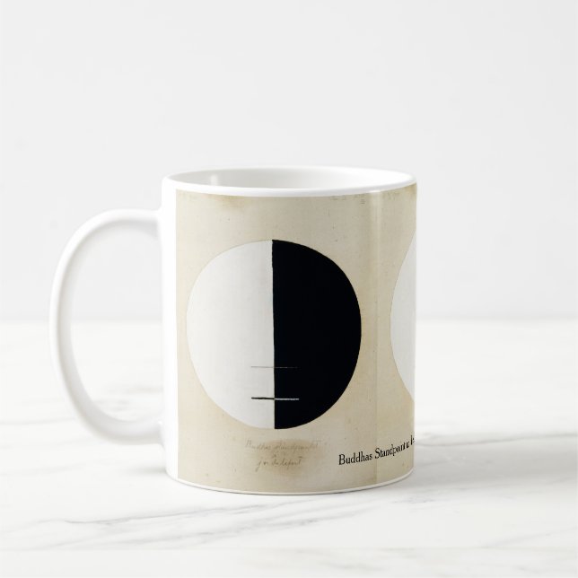 Hilma af Klint abstrakt art Kaffeetasse (Links)