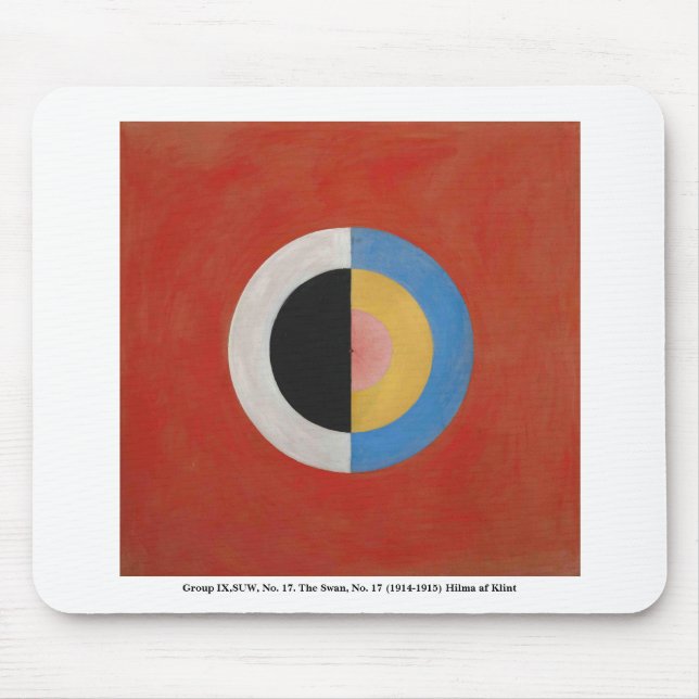 Hilma af Klint abstrakt art Mousepad (Vorne)