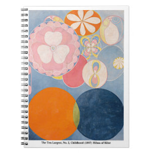 Hilma af Klint abstrakt art Notizblock