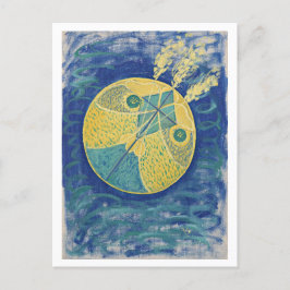 Hilma af Klint abstrakt art Postkarte