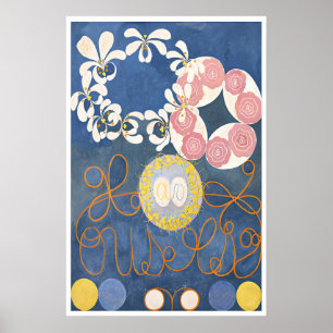 Hilma Af Klint Abstrakte Kunst Poster Indigo