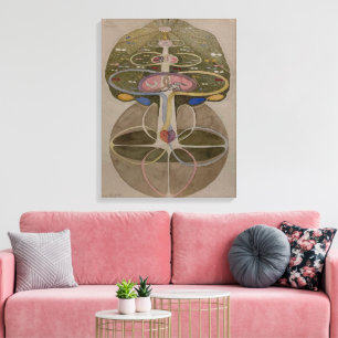 Hilma Af Klint, Baum des Wissens Nr. 1 Abstrakte K Leinwanddruck