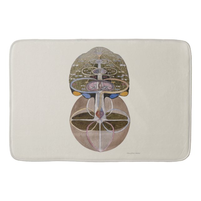 Hilma af Klint - Baum des Wissens, Nr. 1 Badematte (Vorderseite)