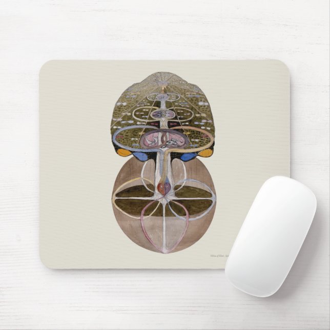 Hilma af Klint - Baum des Wissens, Nr. 1 Mousepad (Mit Mouse)
