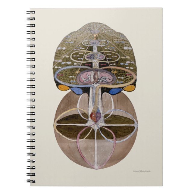 Hilma af Klint - Baum des Wissens, Nr. 1 Notizblock (Vorderseite)