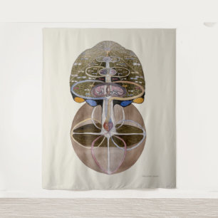 Hilma af Klint - Baum des Wissens, Nr. 1 Wandteppich