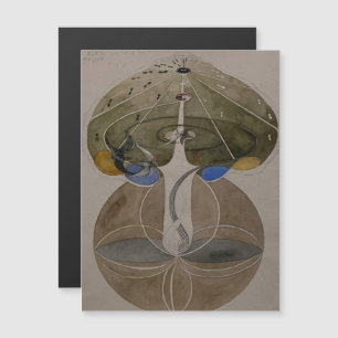 Hilma Af Klint, Baum des Wissens Nr. 2 Abstrakte K Magneteinladung