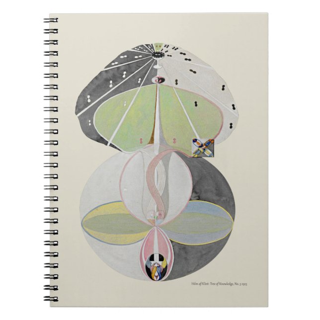 Hilma af Klint - Baum des Wissens, Nr. 5 Notizblock (Vorderseite)