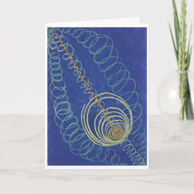 Hilma af Klint card Dankeskarte (Vorderseite)