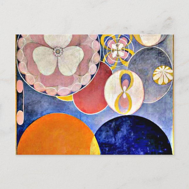 Hilma af Klint - De Tio Storsta, Barnaaldern Postkarte (Vorderseite)