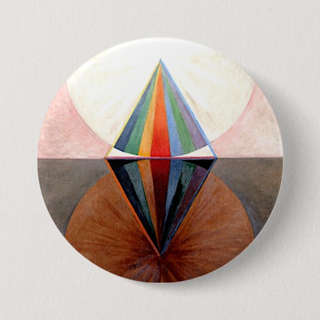 Hilma Af Klint Der Schwan Nr. 12 Button (Vorderseite)