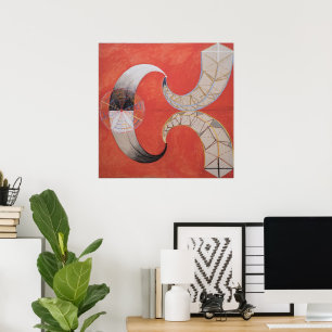 Hilma Af Klint, Der Schwan Nr.9, Abstrakte Kunst Poster