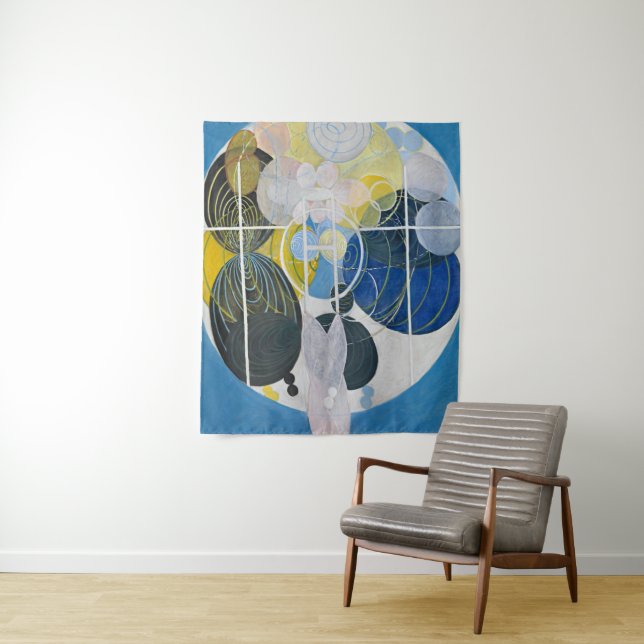 Hilma af Klint - Die großen Bilder Wandteppich (Beispiel)