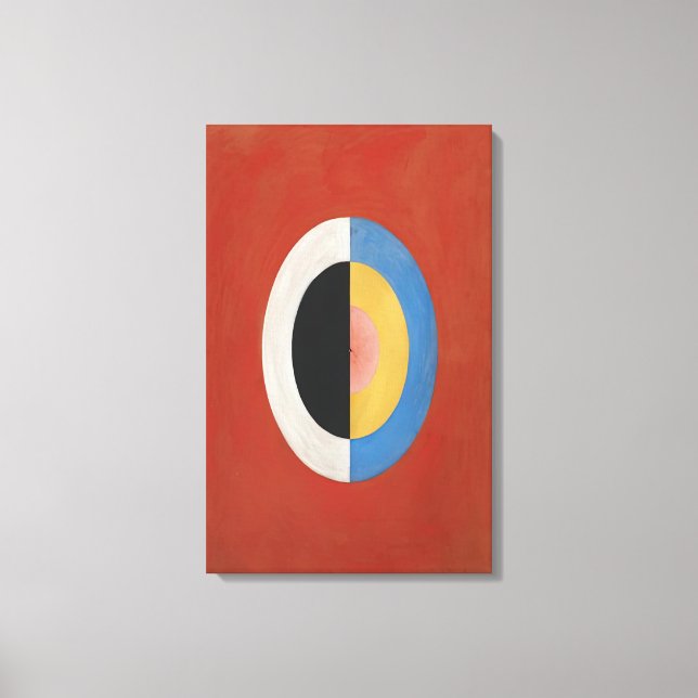 Hilma af Klint - DIE SCHWANZ NR. 17 1915 0 Leinwanddruck (Vorderseite)