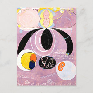 Hilma af Klint - Die zehn größten, Nr. 06 Postkarte