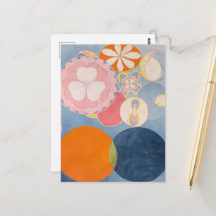 Hilma Af Klint, die zehn größten Nr. 2, Abstrakte  Postkarte
