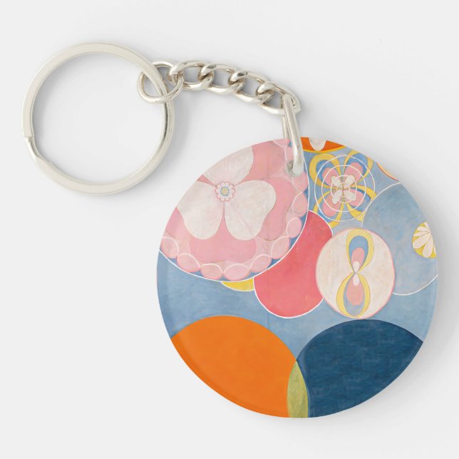 Hilma af Klint - Die zehn größten, Nr. 2, Kindheit Schlüsselanhänger (Vorderseite)