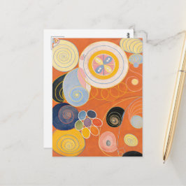 Hilma Af Klint, die zehn größten Nr. 3, Abstrakte Postkarte