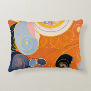 Hilma af Klint - Die zehn größten, Nr.3, Jugend Dekokissen
