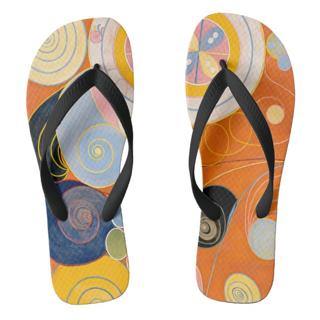 Hilma af Klint - Die zehn größten, Nr.3, Jugend Flip Flops (Fußbett)