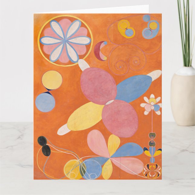 Hilma Af Klint, Die zehn größten Nr. 4, Abstrakte  Karte (Vorderseite)