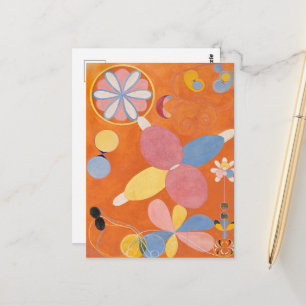 Hilma Af Klint, Die zehn größten Nr. 4, Abstrakte  Postkarte