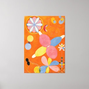 Hilma af Klint - Die zehn größten, Nr.4, Jugend Leinwanddruck