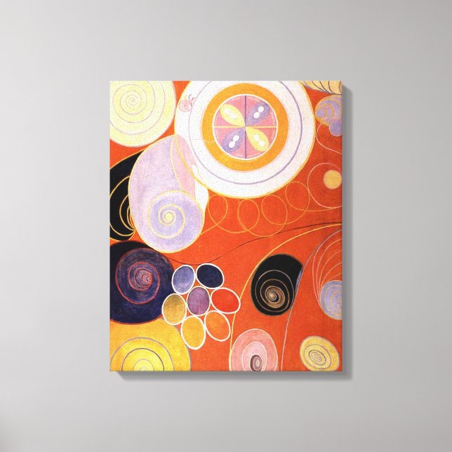 Hilma af Klint - Die zehn größten, Nr. 4 Leinwanddruck (Vorderseite)