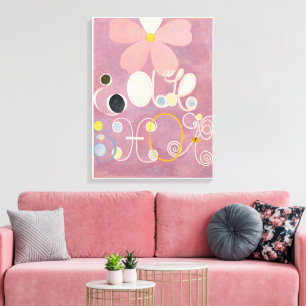 Hilma Af Klint, Die zehn größten Nr. 5, Abstrakte  Leinwanddruck