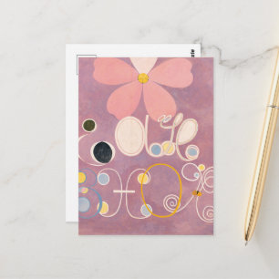 Hilma Af Klint, Die zehn größten Nr. 5, Abstrakte  Postkarte