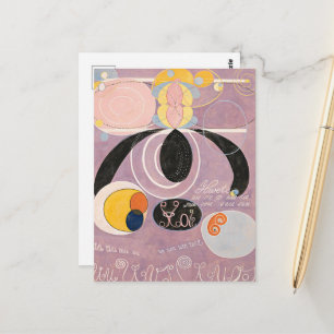 Hilma Af Klint, Die zehn größten Nr. 6, Abstrakte  Postkarte