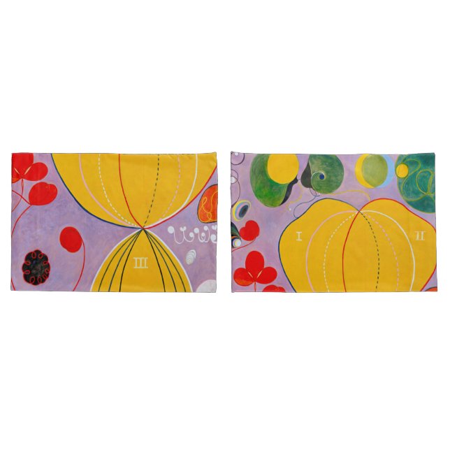 Hilma af Klint - Die zehn größten Nr. 7 Kissenbezug (Rückseite-Set)