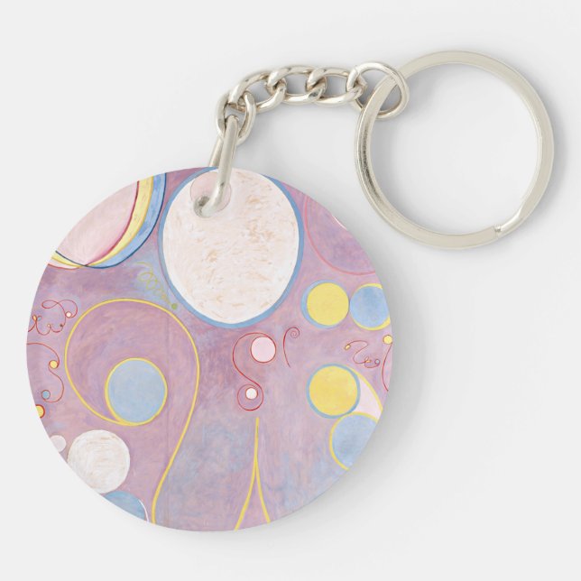 Hilma af Klint - Die zehn größten Nr. 8 Schlüsselanhänger (Rückseite)