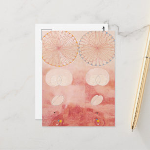 Hilma Af Klint, die zehn größten Nr. 9, Abstrakte  Postkarte