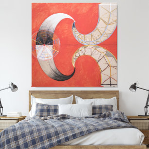 Hilma af Klint - Gruppe IX-SUW, Der Schwan, Nr. 9 Leinwanddruck