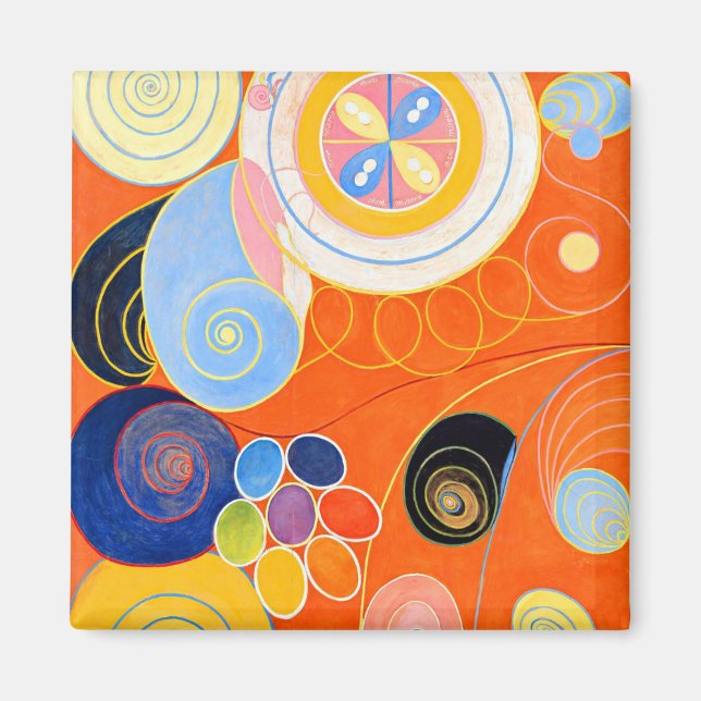 Hilma af Klint Nummer 3 Magnet (Vorne)