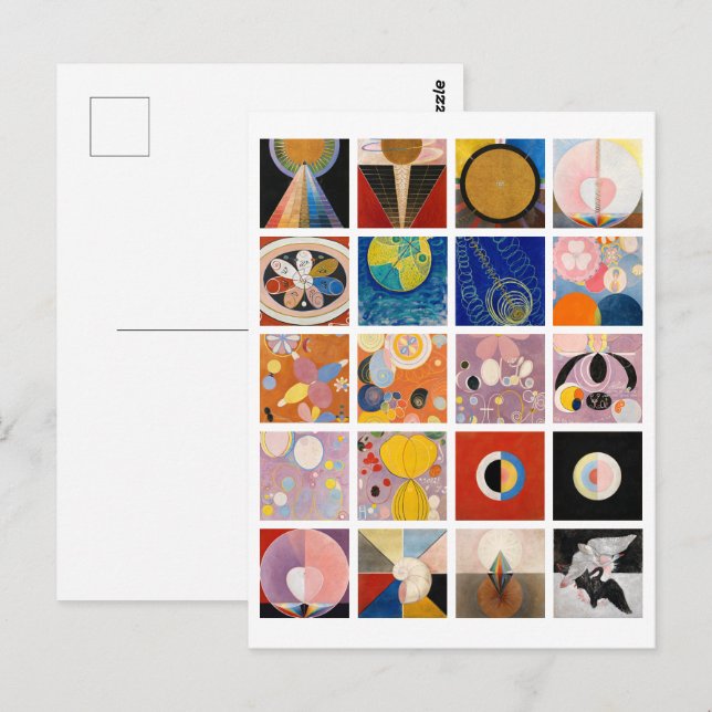 Hilma af Klint Paintings Collection Postkarte (Vorne/Hinten)