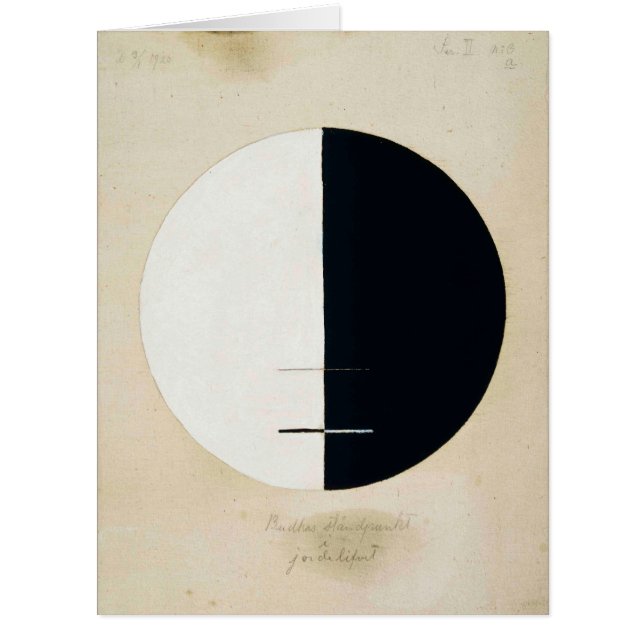 Hilma Af Klint, Point de vue de Bouddha, Art Abstr (Devant)