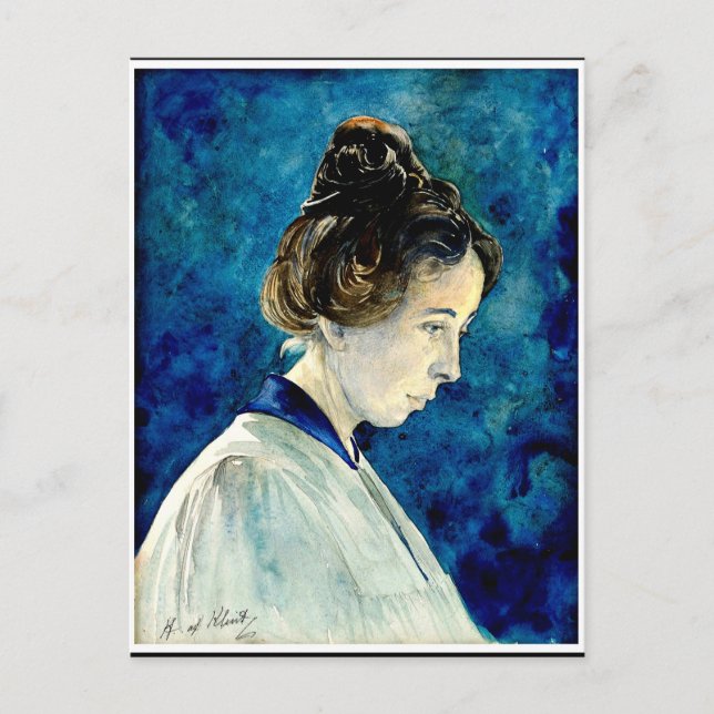 Hilma af Klint - Selbstportrait, 1920  Postkarte (Vorderseite)