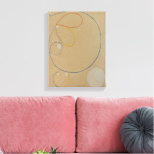 Hilma Af Klint, Seven Point Star No7, Abstrakt Art Leinwanddruck