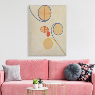 Hilma Af Klint, Sieben-Punkte-Stern Nr. 2, Abstrak Leinwanddruck