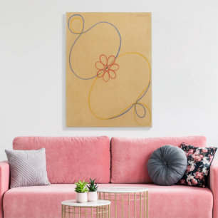 Hilma Af Klint, Sieben-Punkte-Stern Nr. 5, Abstrak Leinwanddruck