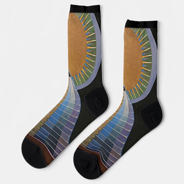 Hilma af Klint Socken (Linkes Detail)
