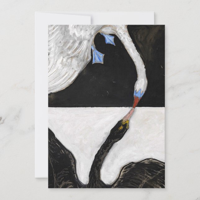 Hilma Af Klint Swan No. 1 Einladung (Vorderseite)